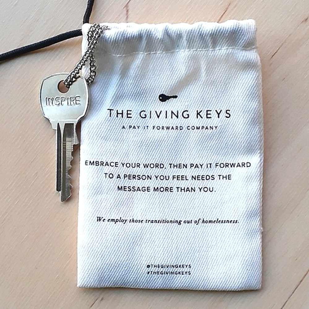 Giving Keys Classic Key Necklace (Silver)